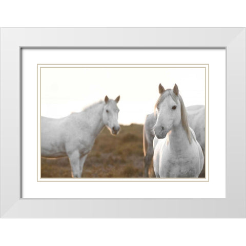 Havent Met You Yet White Modern Wood Framed Art Print with Double Matting by Llovet, Jorge