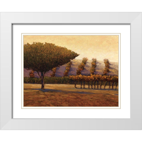 Eysines White Modern Wood Framed Art Print with Double Matting by Lovelace, Kent
