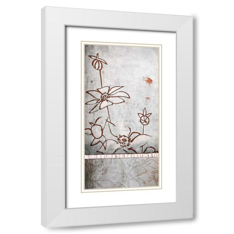 Touch of Spring I White Modern Wood Framed Art Print with Double Matting by Lacie, Robert