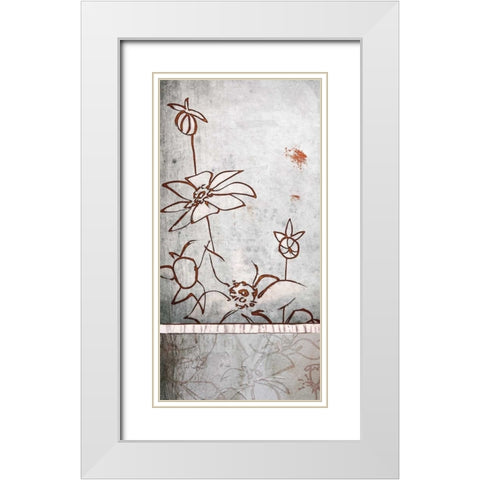 Touch of Spring I White Modern Wood Framed Art Print with Double Matting by Lacie, Robert
