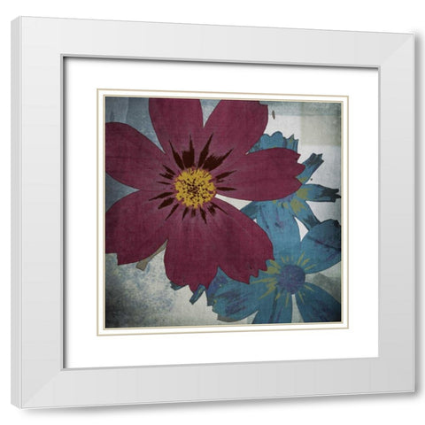 In the Cosmos White Modern Wood Framed Art Print with Double Matting by Lacie, Robert