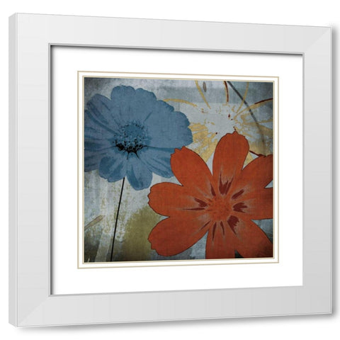 In the Cosmos White Modern Wood Framed Art Print with Double Matting by Lacie, Robert