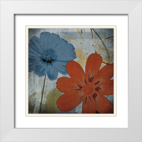 In the Cosmos White Modern Wood Framed Art Print with Double Matting by Lacie, Robert