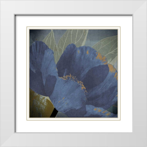 Blooming Jewels White Modern Wood Framed Art Print with Double Matting by Lacie, Robert