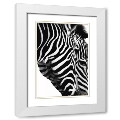 Partners In Crime White Modern Wood Framed Art Print with Double Matting by Marie, Dina