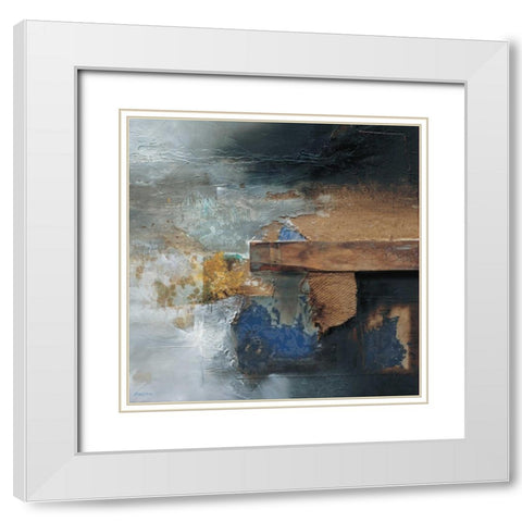 Daydream White Modern Wood Framed Art Print with Double Matting by Minestrini, Fausto