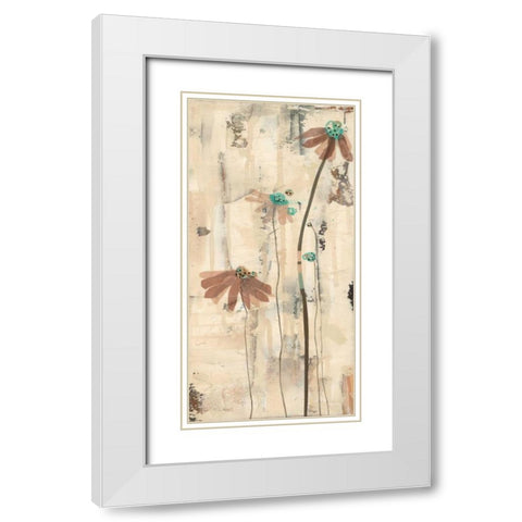 You Blossomed II White Modern Wood Framed Art Print with Double Matting by Miller, Gina