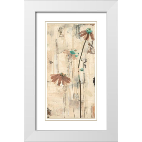 You Blossomed II White Modern Wood Framed Art Print with Double Matting by Miller, Gina