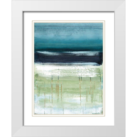 Sea and Sky II White Modern Wood Framed Art Print with Double Matting by McAlpine, Heather