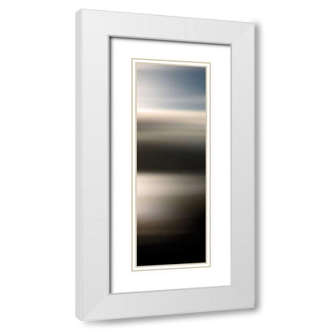 Atitlan Sunset White Modern Wood Framed Art Print with Double Matting by Maihara, Jeff