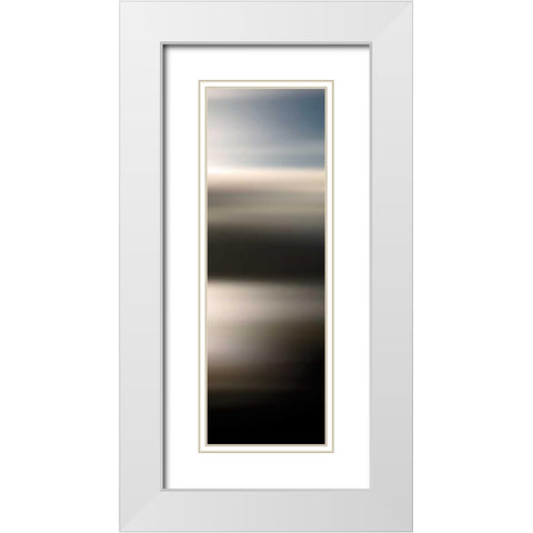 Atitlan Sunset White Modern Wood Framed Art Print with Double Matting by Maihara, Jeff