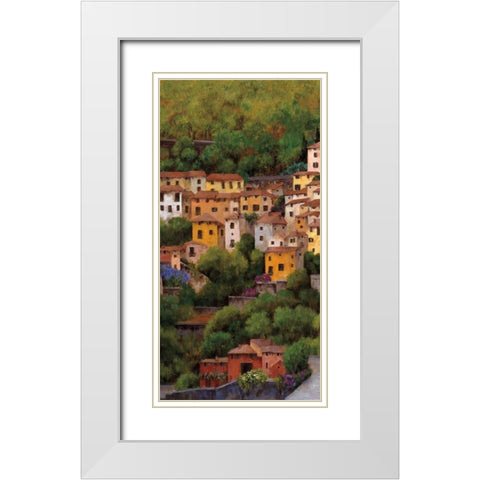 Lago di Como I White Modern Wood Framed Art Print with Double Matting by Masdeu, Montserrat