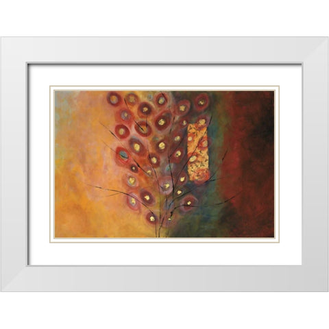 The Silent Life of Trees II White Modern Wood Framed Art Print with Double Matting by Morley Russell, Natalia