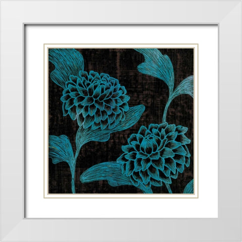Boudoir II White Modern Wood Framed Art Print with Double Matting by MAJA
