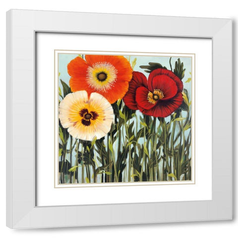 Grand Entrance White Modern Wood Framed Art Print with Double Matting by MAJA