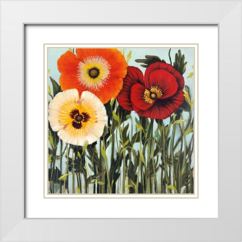 Grand Entrance White Modern Wood Framed Art Print with Double Matting by MAJA
