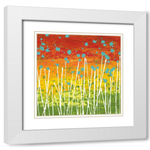 Spring View White Modern Wood Framed Art Print with Double Matting by Nichtberger, Liz