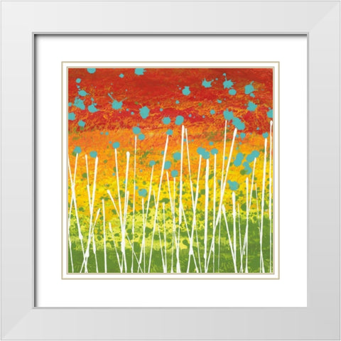 Spring View White Modern Wood Framed Art Print with Double Matting by Nichtberger, Liz