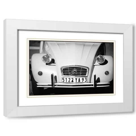 Provence White Modern Wood Framed Art Print with Double Matting by OMara, James