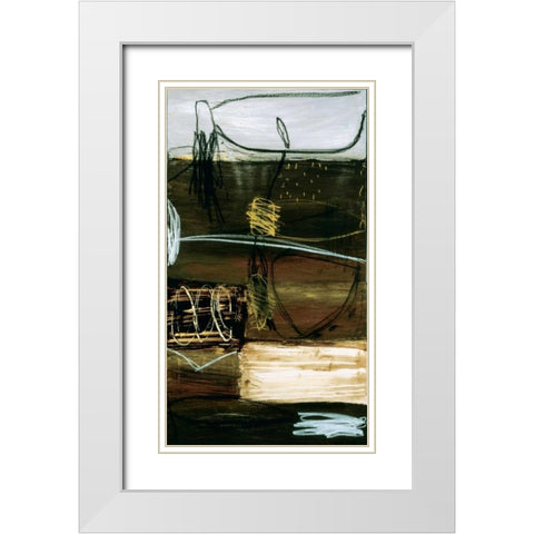 Void I White Modern Wood Framed Art Print with Double Matting by Owen, Wayde