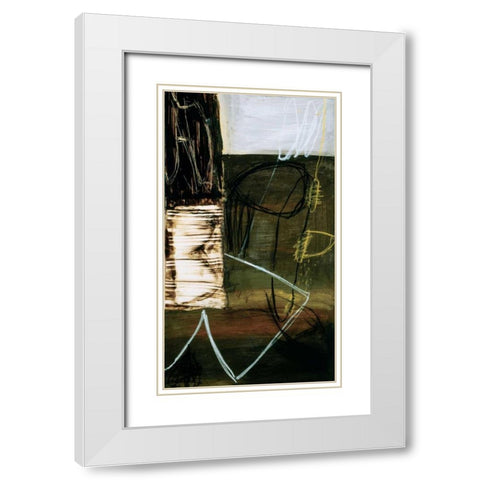 Void II White Modern Wood Framed Art Print with Double Matting by Owen, Wayde