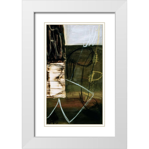 Void II White Modern Wood Framed Art Print with Double Matting by Owen, Wayde