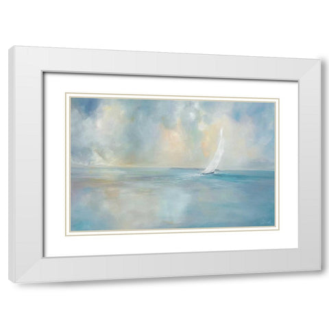 Heading Out White Modern Wood Framed Art Print with Double Matting by Parent, Joanne