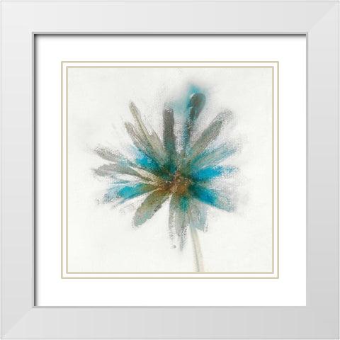Old Oaks and Sea Mist White Modern Wood Framed Art Print with Double Matting by Prior, J.P.