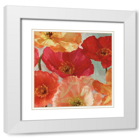 Incandescence II White Modern Wood Framed Art Print with Double Matting by Pahl, Janel