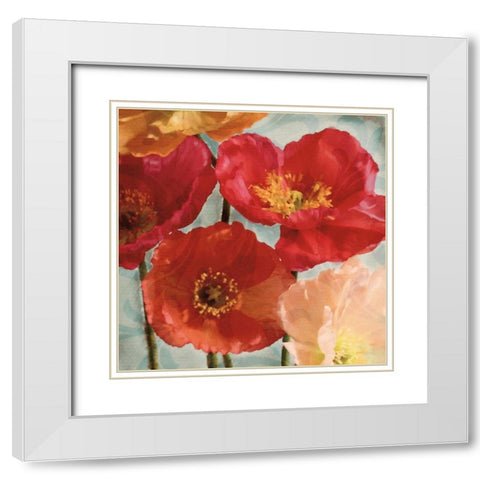 Incandescence I White Modern Wood Framed Art Print with Double Matting by Pahl, Janel