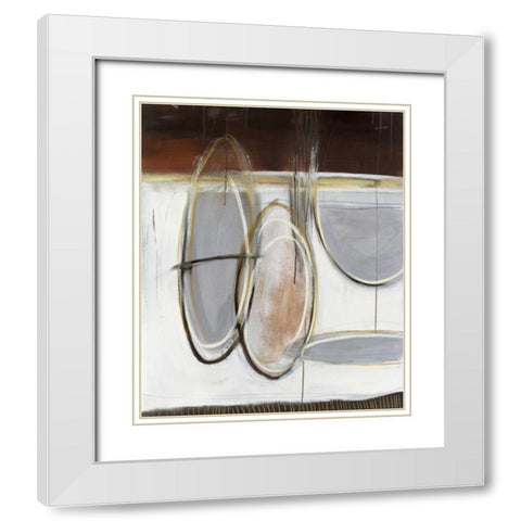 Dusk White Modern Wood Framed Art Print with Double Matting by Pulliam, Mark