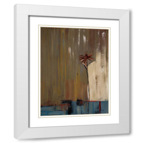 Urban Bloom I White Modern Wood Framed Art Print with Double Matting by Pulliam, Mark
