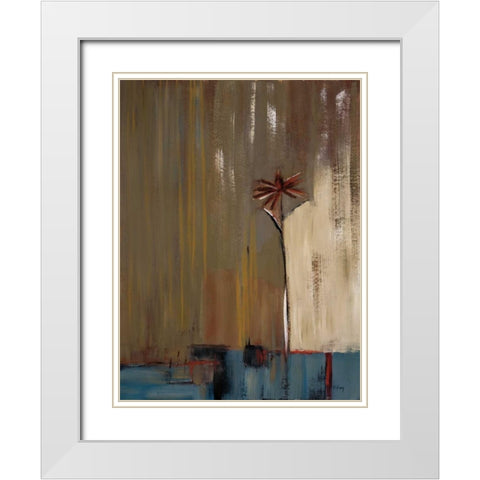 Urban Bloom I White Modern Wood Framed Art Print with Double Matting by Pulliam, Mark