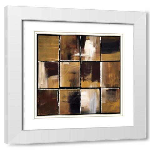 12 Windows I White Modern Wood Framed Art Print with Double Matting by Pulliam, Mark