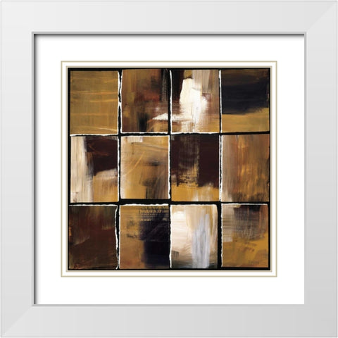 12 Windows I White Modern Wood Framed Art Print with Double Matting by Pulliam, Mark