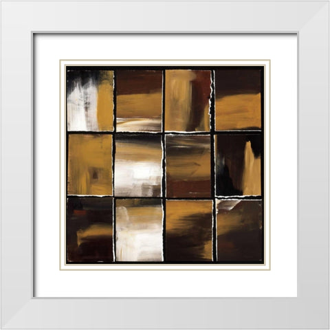 12 Windows II White Modern Wood Framed Art Print with Double Matting by Pulliam, Mark
