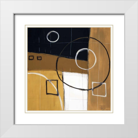 Ambience I White Modern Wood Framed Art Print with Double Matting by Pulliam, Mark