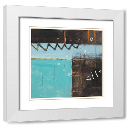 Fish Pier I White Modern Wood Framed Art Print with Double Matting by Pulliam, Mark