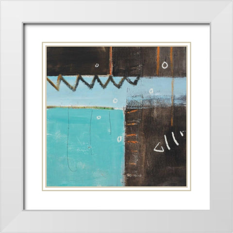 Fish Pier I White Modern Wood Framed Art Print with Double Matting by Pulliam, Mark