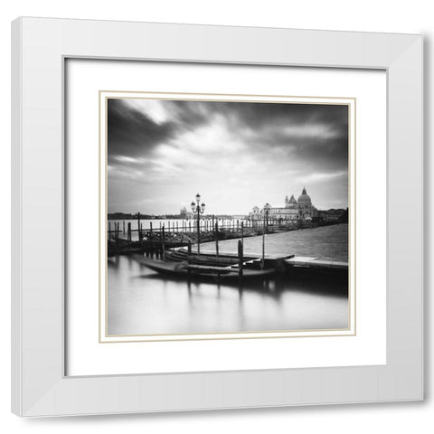 Venice Dream I  White Modern Wood Framed Art Print with Double Matting by Papiorek, Nina