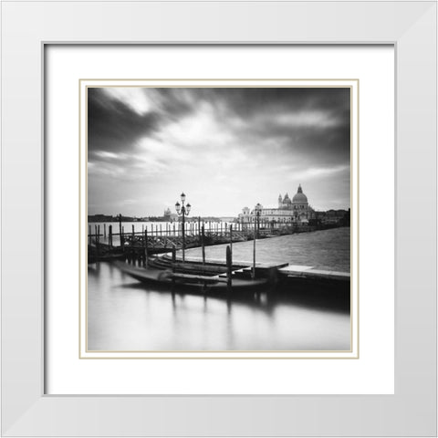 Venice Dream I  White Modern Wood Framed Art Print with Double Matting by Papiorek, Nina