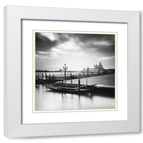 Venice Dream I  White Modern Wood Framed Art Print with Double Matting by Papiorek, Nina