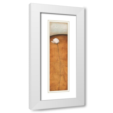 Standing Tall I White Modern Wood Framed Art Print with Double Matting by Alves, Helena