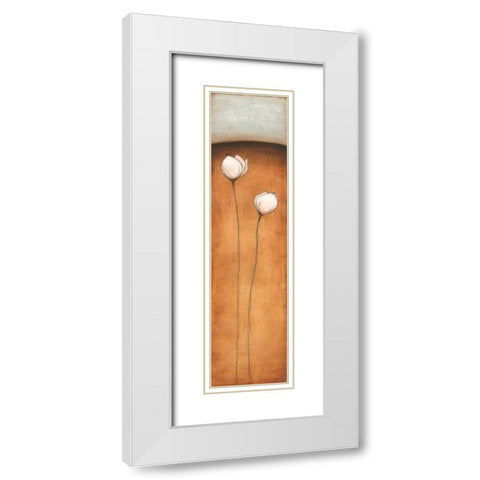 Standing Tall II White Modern Wood Framed Art Print with Double Matting by Alves, Helena