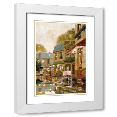 Just You and Me White Modern Wood Framed Art Print with Double Matting by Archambault, Gilles