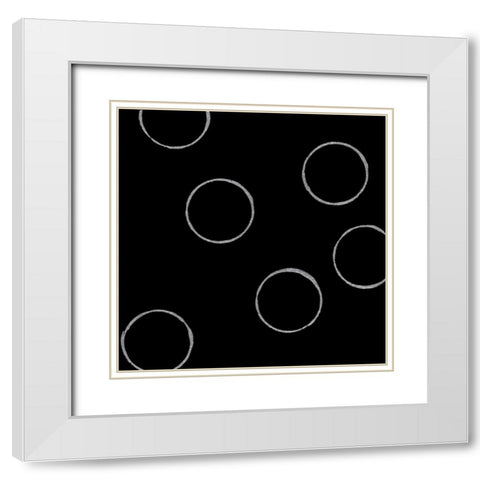 In Motion VI White Modern Wood Framed Art Print with Double Matting by Barnes, Natasha