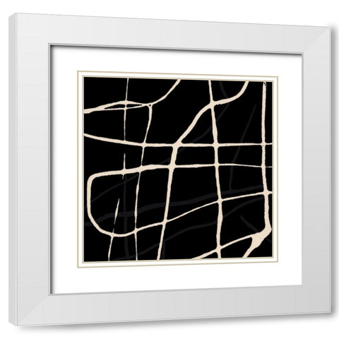 In Motion VIII White Modern Wood Framed Art Print with Double Matting by Barnes, Natasha