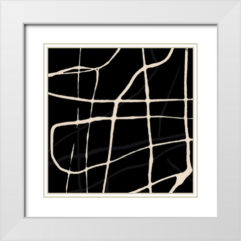 In Motion VIII White Modern Wood Framed Art Print with Double Matting by Barnes, Natasha