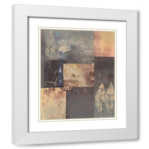 Remembrance I White Modern Wood Framed Art Print with Double Matting by Fields, Laurie