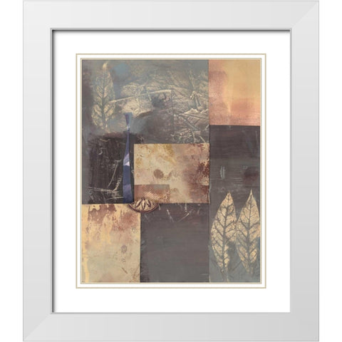 Remembrance I White Modern Wood Framed Art Print with Double Matting by Fields, Laurie